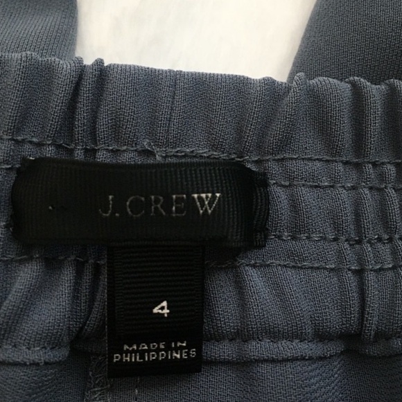 New Without Tags J. Crew Blue Gray Reese Pants, size 4. - Picture 6 of 7